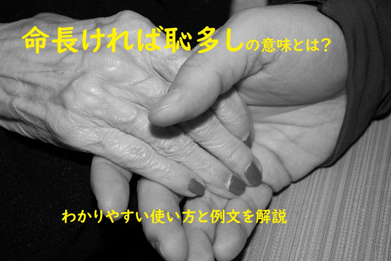 命長ければ恥多し
