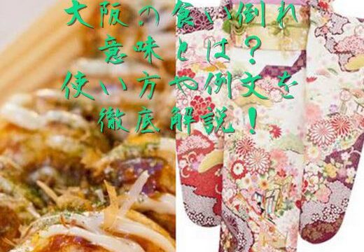 京の着倒れ 大阪の食い倒れ きょうのきだおれ おおさかのくいだおれ の意味とは 使い方や例文を紹介 ことわざのナルゾウ